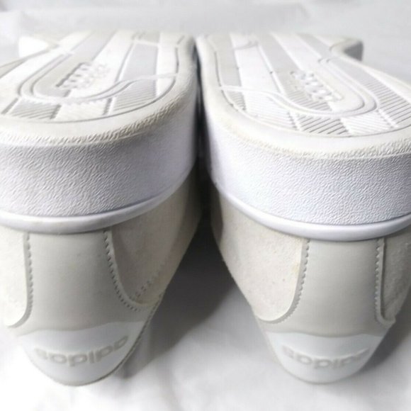 Adidas Beige Suede Sneaker Cloudfoam Advantage DA9672~Mens 11.5 - Picture 10 of 11